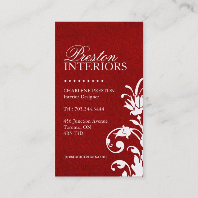 Designer Business Card (Front)