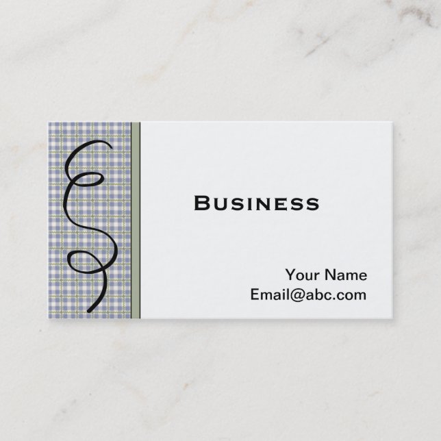 Designer Business CRds Business Card (Front)