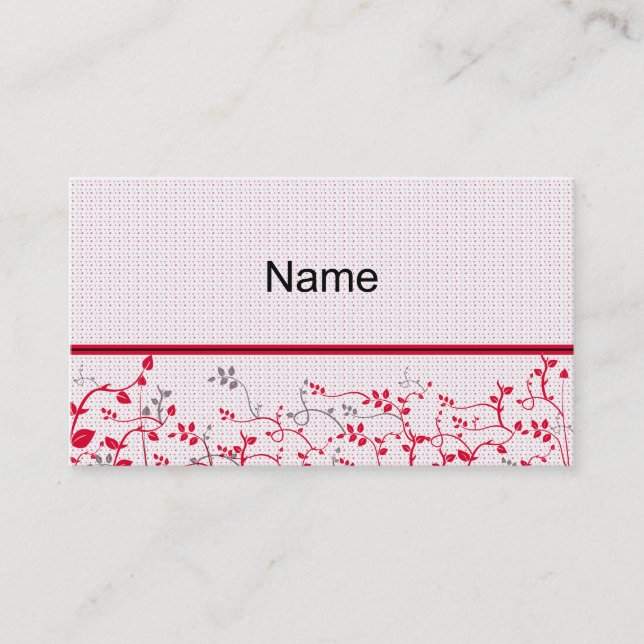 Designer Business or Profile Card Template (Front)