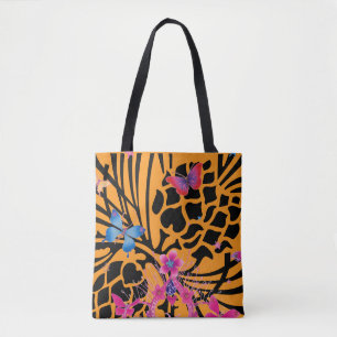 Designer Butterfly Bulk Pack for Party Favors Tote Bag