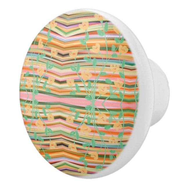 Designer Cabinet Pull in Colourful Design (Right)