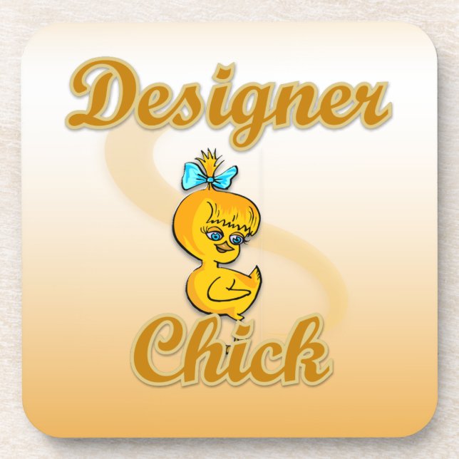 Designer Chick Coaster (Front)