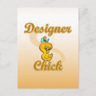 Designer Chick Postcard