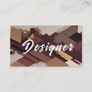 Designer Colour Samples Business Card