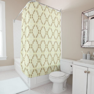 Designer Diamond Print Shower Curtain