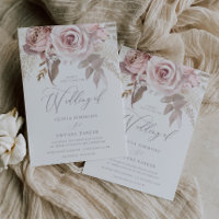 Designer Dusty Rose & Blush Elegance Wedding
