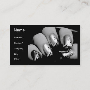 Designer Fingernails Business Card