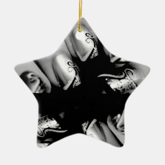 Designer Fingernails Ceramic Tree Decoration