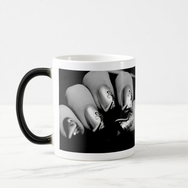 Designer Fingernails Magic Mug (Left)