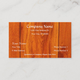 Designer Flooring Wood Tile Business Cards