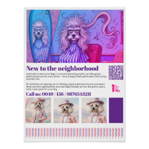 Designer Great Dane Puppy Poster
