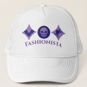 "Designer Halloween, Vuitton Inspired Trucker Hat