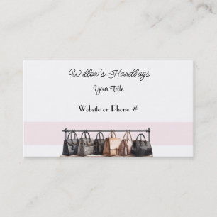  Designer Handbags Business Card