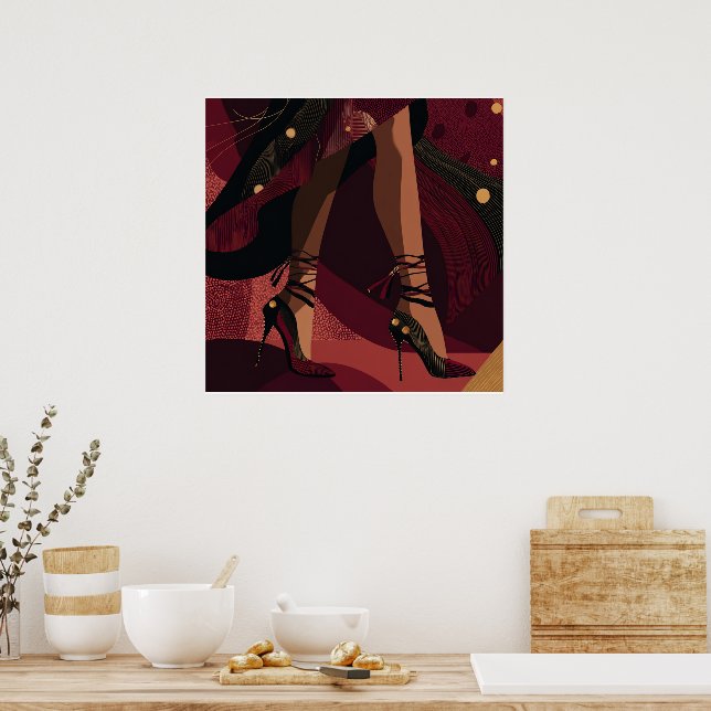 DESIGNER HEELS #1 POSTER (Kitchen)