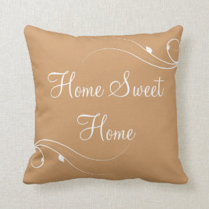 Designer Home Seet Home Throw Pillow