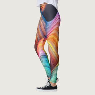 Designer-Leggings mit ausgefallenem Muster  Leggin Leggings