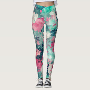 Designer-Leggings mit ausgefallenem Muster  Leggings