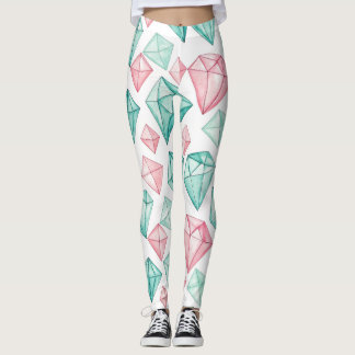 Designer Leggings with a failed pattern Leggin