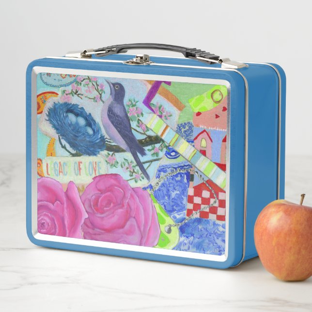 Designer Metal Lunchboxes - Art by Debbie Davidson (In Situ)
