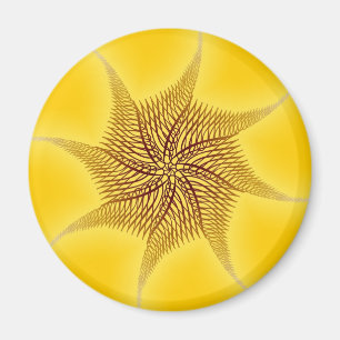 Designer Motif : Abstract Pattern Magnet