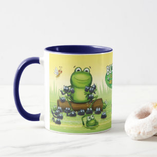 Designer Mug with frog characters design