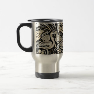 Designer Mugs with Flamingos & Palm Trees