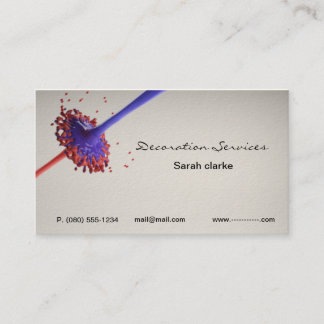Designer or Decorator business card