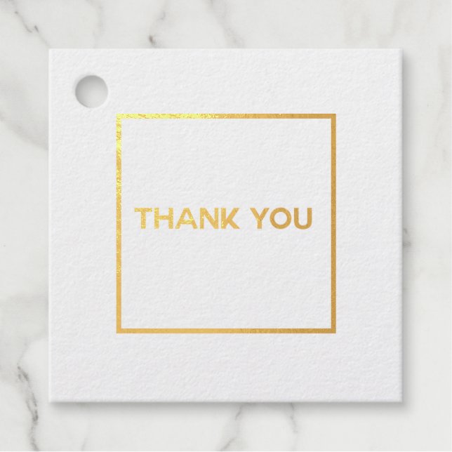 Designer Perfume Bottle Label Thank You  (Front)