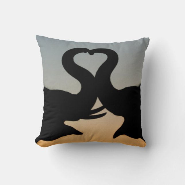Designer Pillows - Elephant Image - Love - Gifts (Front)