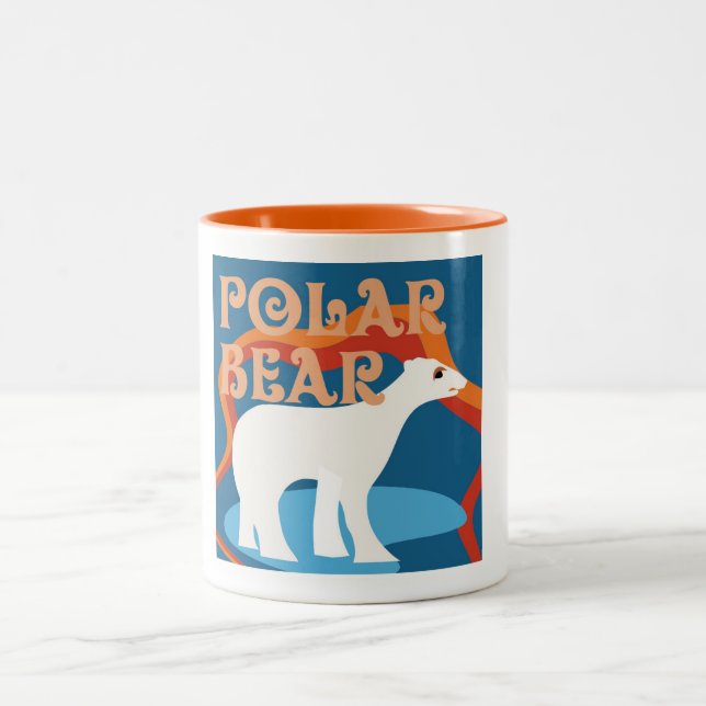Designer Polar Bear Coffee Mug (Center)