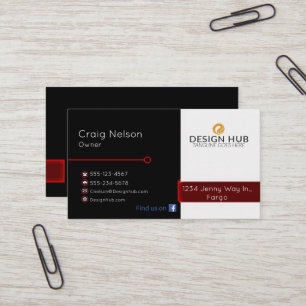 Designer professional business card