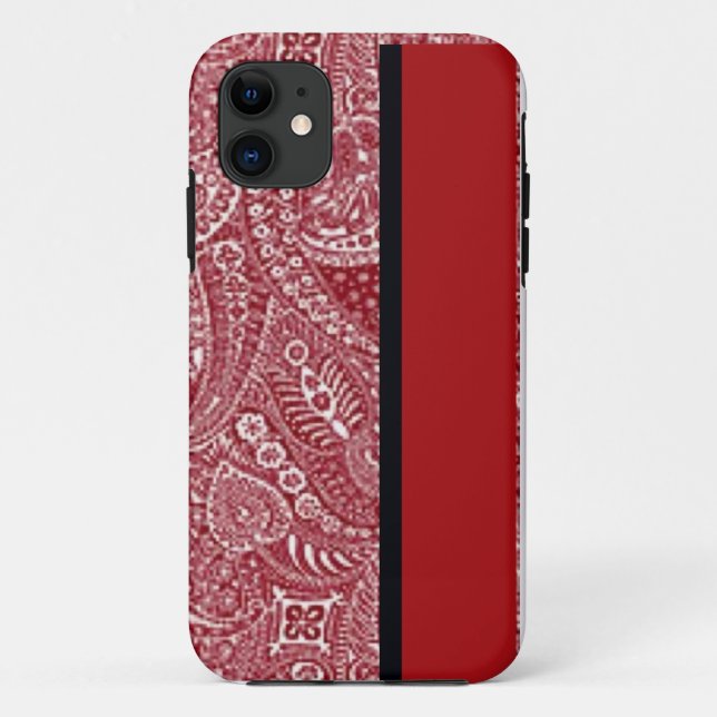 Designer Red IPhone Cases (Back)