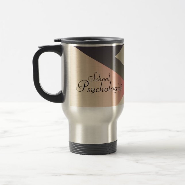 Designer School Psychologist Travel Mug (Left)
