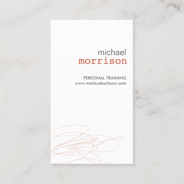 DESIGNER SCRIBBLE No. 3 Business Card (Front)