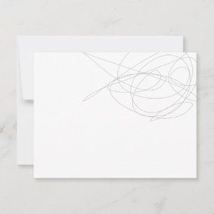 DESIGNER SCRIBBLE Personal Stationery/Notecard Note Card