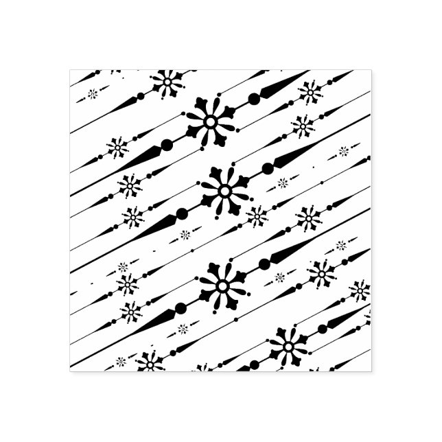 designer snowflakes art stamp (Imprint)