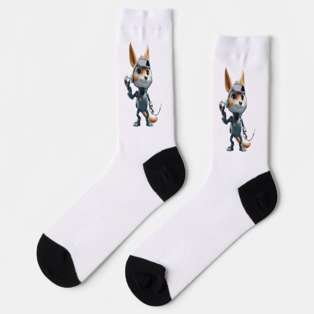 designer socks (Left)