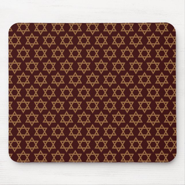 Designer Star of David Mouse Mat (Front)