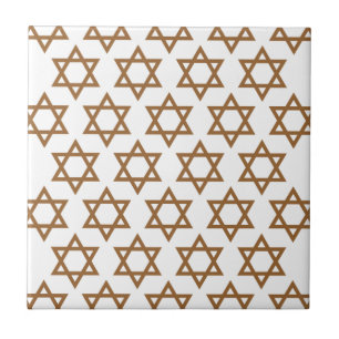 Designer Star of David Tile