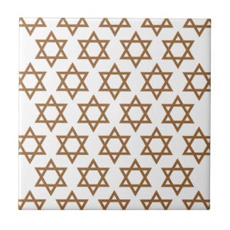 Designer Star of David Tile