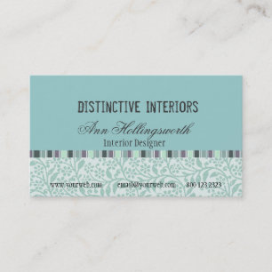 Designer Stylish Cool Soft Colours Business Card