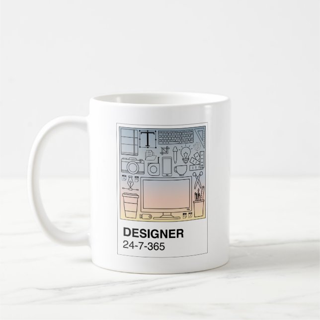 Designer Swatch Coffee Mug (Left)