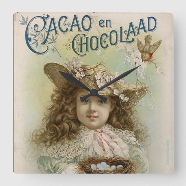 DESIGNER WALL CLOCKS - GIFTS - DUTCH CHOCOLATE (Front)