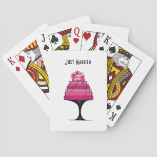 Designer Wedding Cake Playing Cards