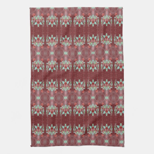 Designer Wine Tea Towel (Vertical)