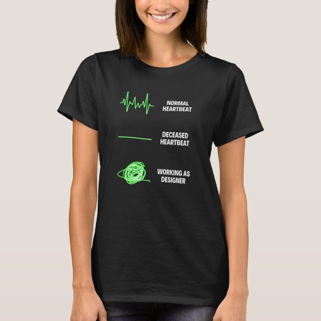 Designer Worker Graphic Designer Professional T-Shirt (Front)