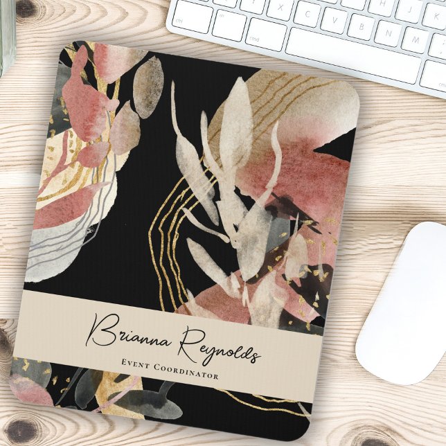 Designer's Choice Artistic Abstract with Name Mouse Mat (Creator Uploaded)