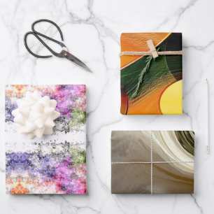 "Designer's Playground" 3 pc. set Wrapping Paper