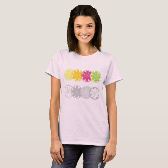 Designers vintage tshirt with Citruses