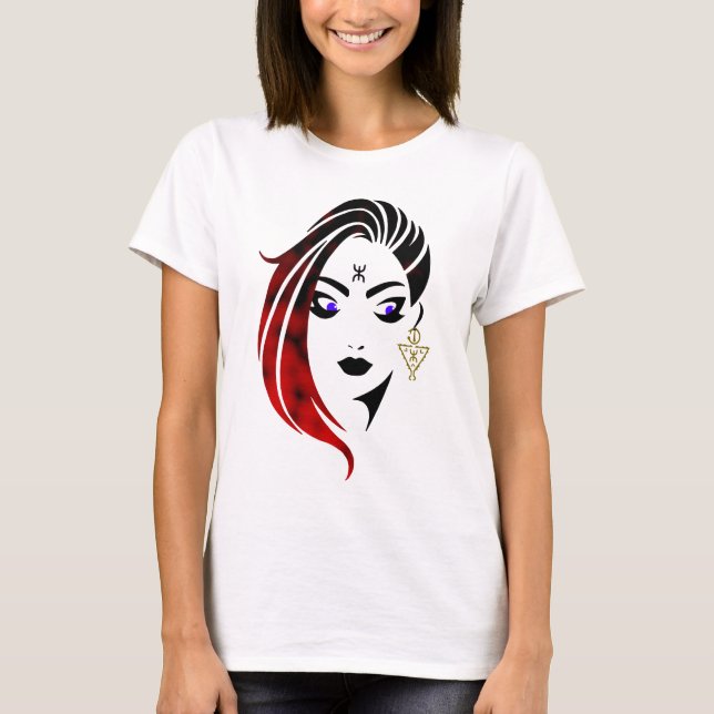 Designing an image of an Amazigh woman T-Shirt (Front)